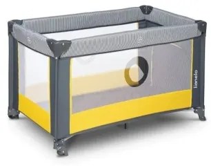 Lionelo - Utazóágy STEFI szürke/sárga