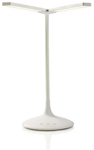 Nedis LTLG3M1WT4 - LED asztali lámpa, állítható fényerő, 6W, 5V, 2200 mAh, fehér