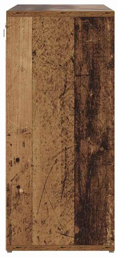 Cipősszekrény polcokkal Régi fa 103 x 30 x 67 cm Faanyag