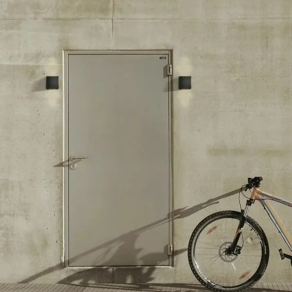 Kültéri fali lámpa KIOTO 1xG9/5W/230V IP44 fekete