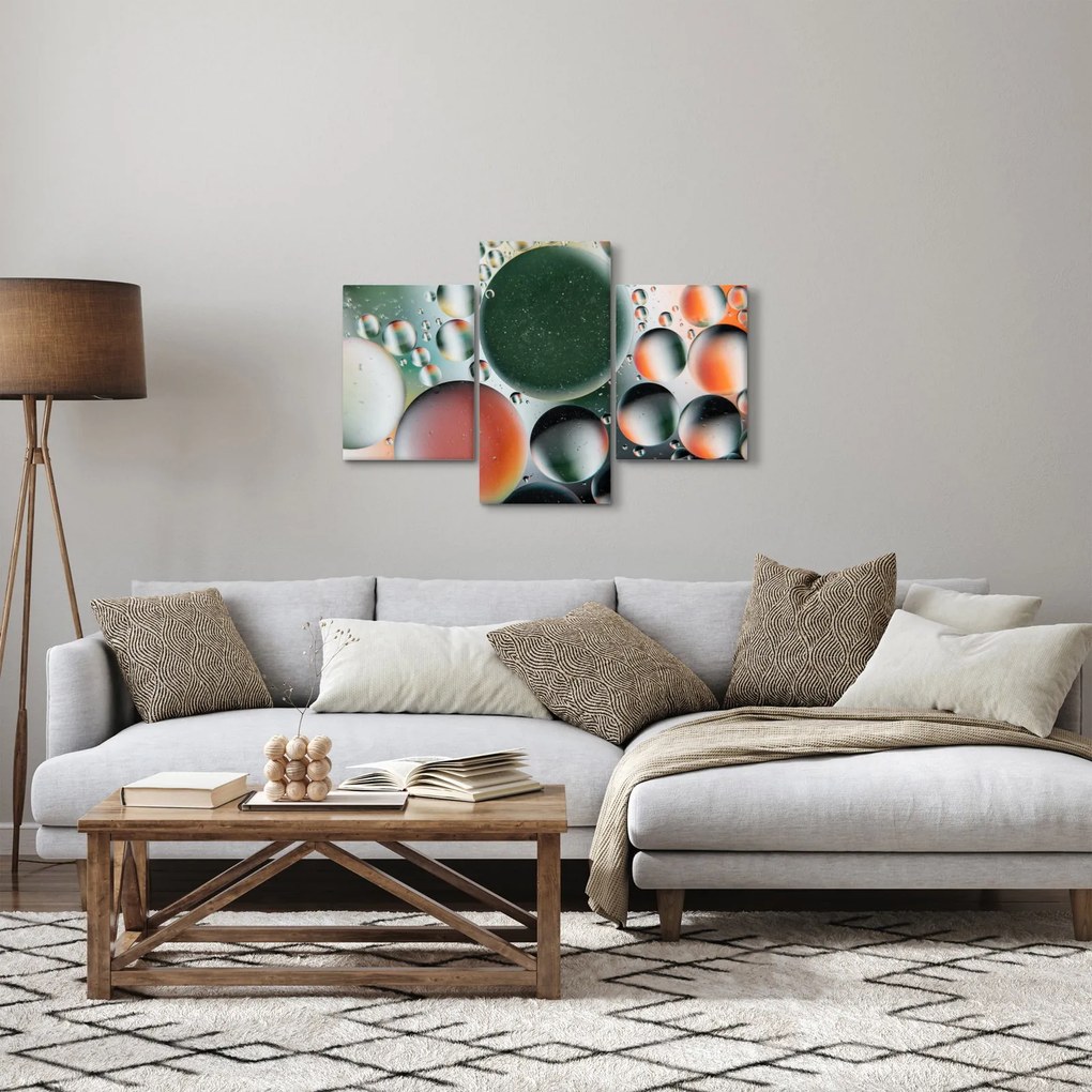 Absztrakt kép - buborékok (90x60 cm)