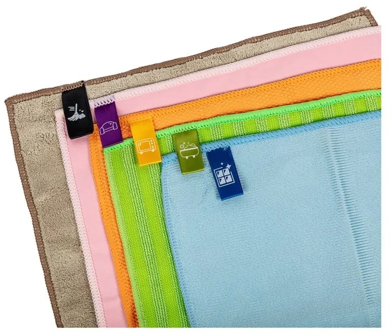 Mikroszálas törlőkendő szett 5 db-os – Addis