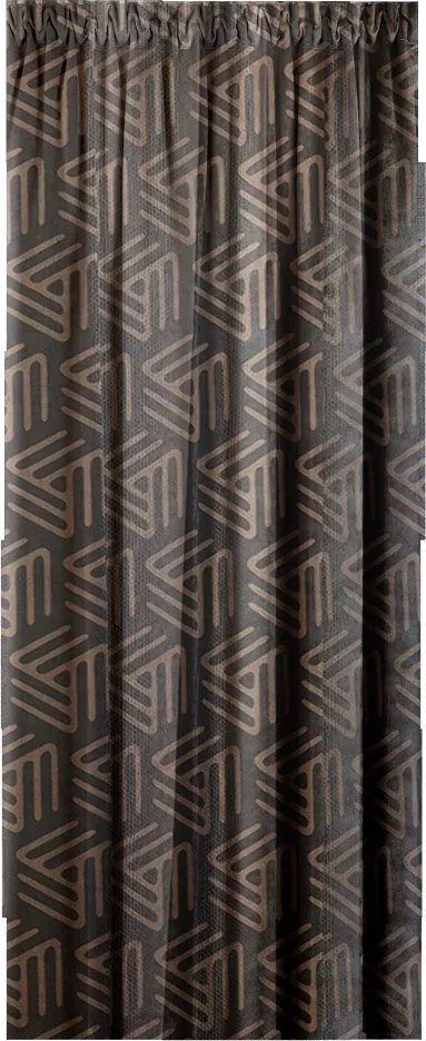 Sötétítő függöny 140x260 fekete bézs