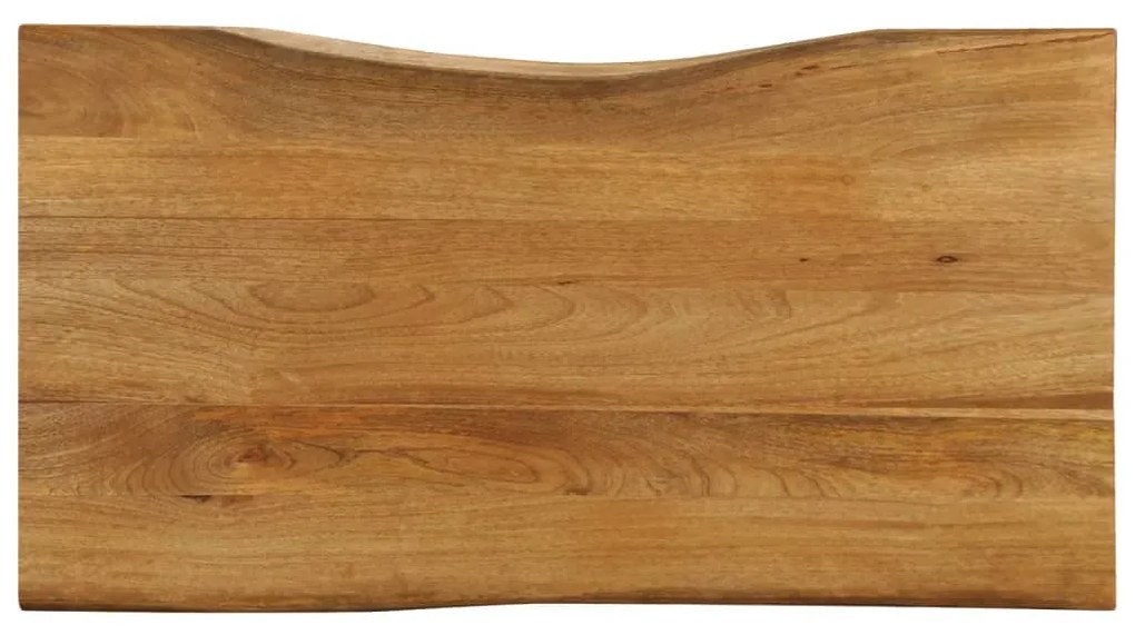 tömör mangófa természetes élű asztallap 100 x 60 x 2,5 cm