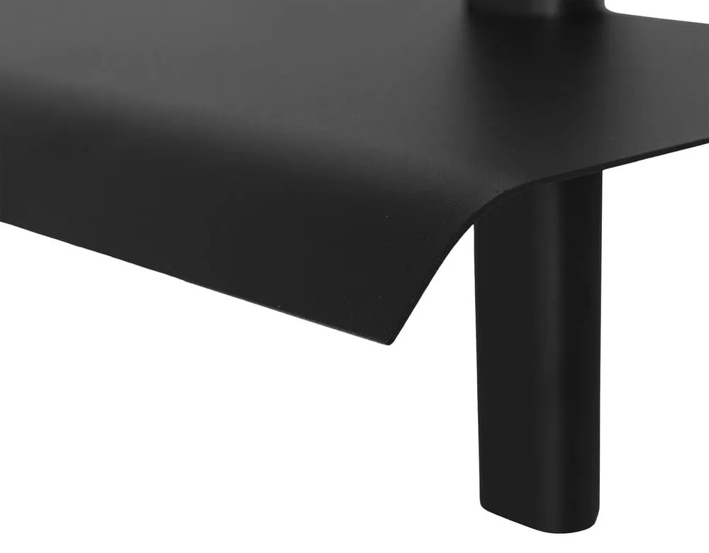 Fekete fém fali polc 60 cm Hola – Spinder Design