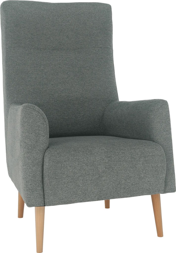 Füles fotel, mentol/tölgy, SAMY