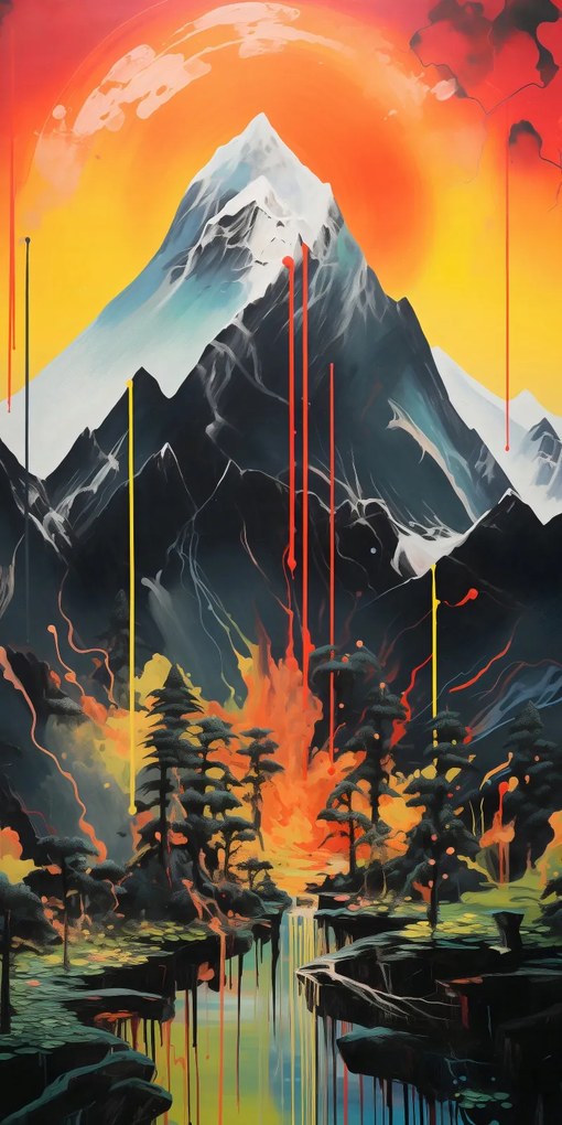 Poszter 50x100cm Hegyi alkímia