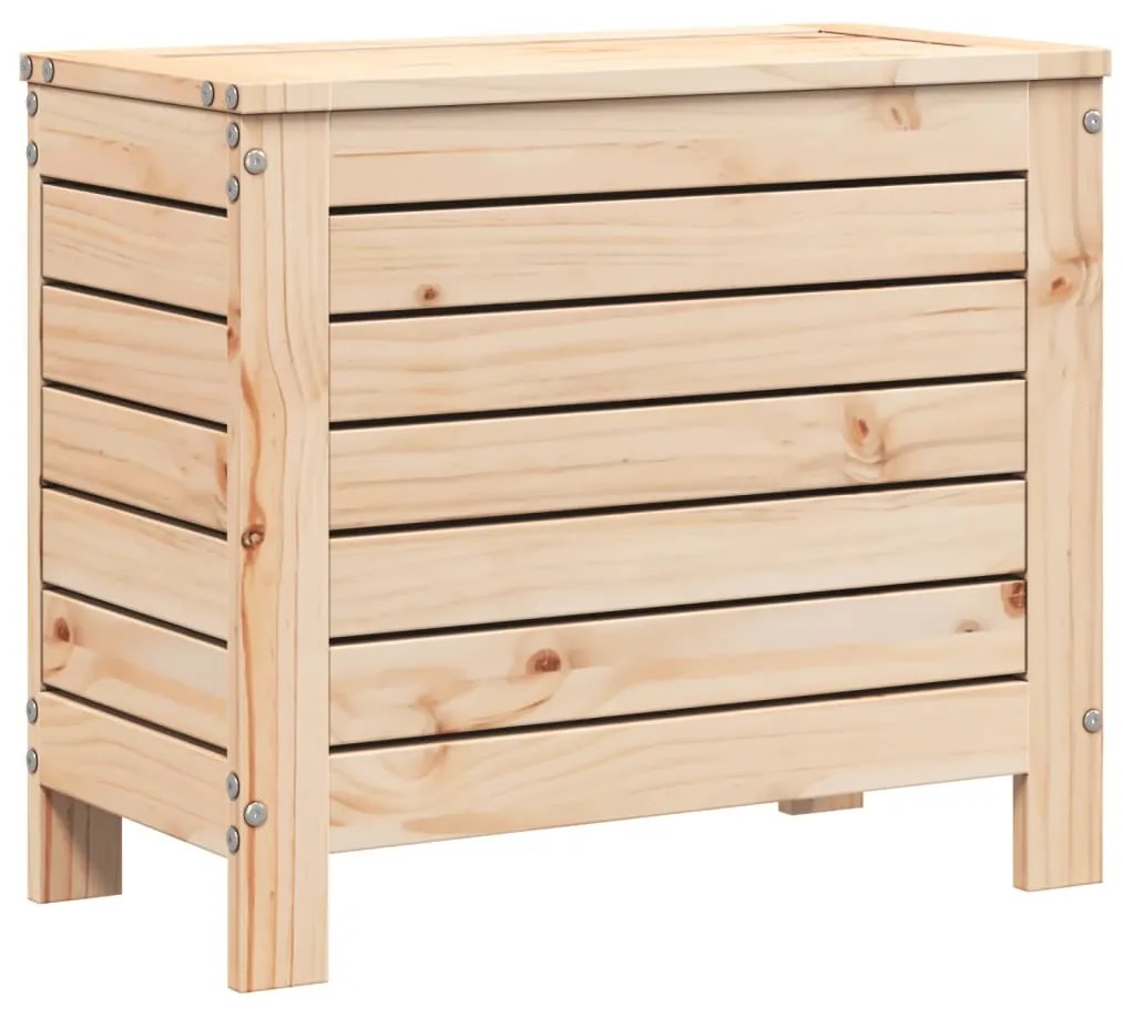 vidaXL tömör fenyőfa kerti lábzsámoly 62 x 31,5 x 52 cm