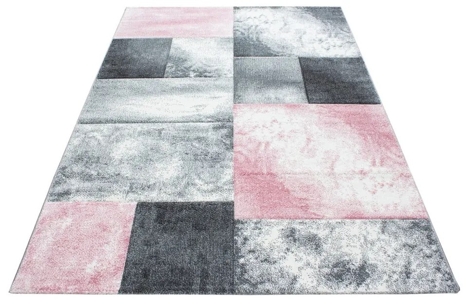 Rózsaszín-szürke szőnyeg 80x150 cm Hawaii – Ayyildiz Carpets