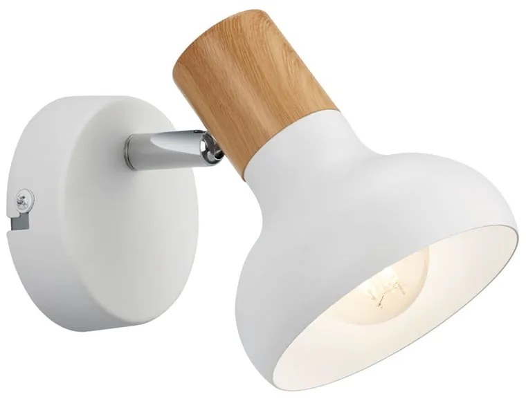 Fehér fali lámpa ø 10 cm Latika – Reality