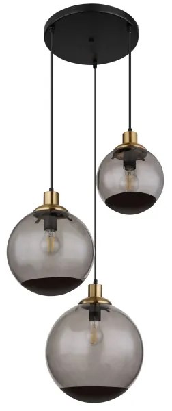 Globo 15860-3H - Csillár zsinóron POTTER 3xE27/40W/230V