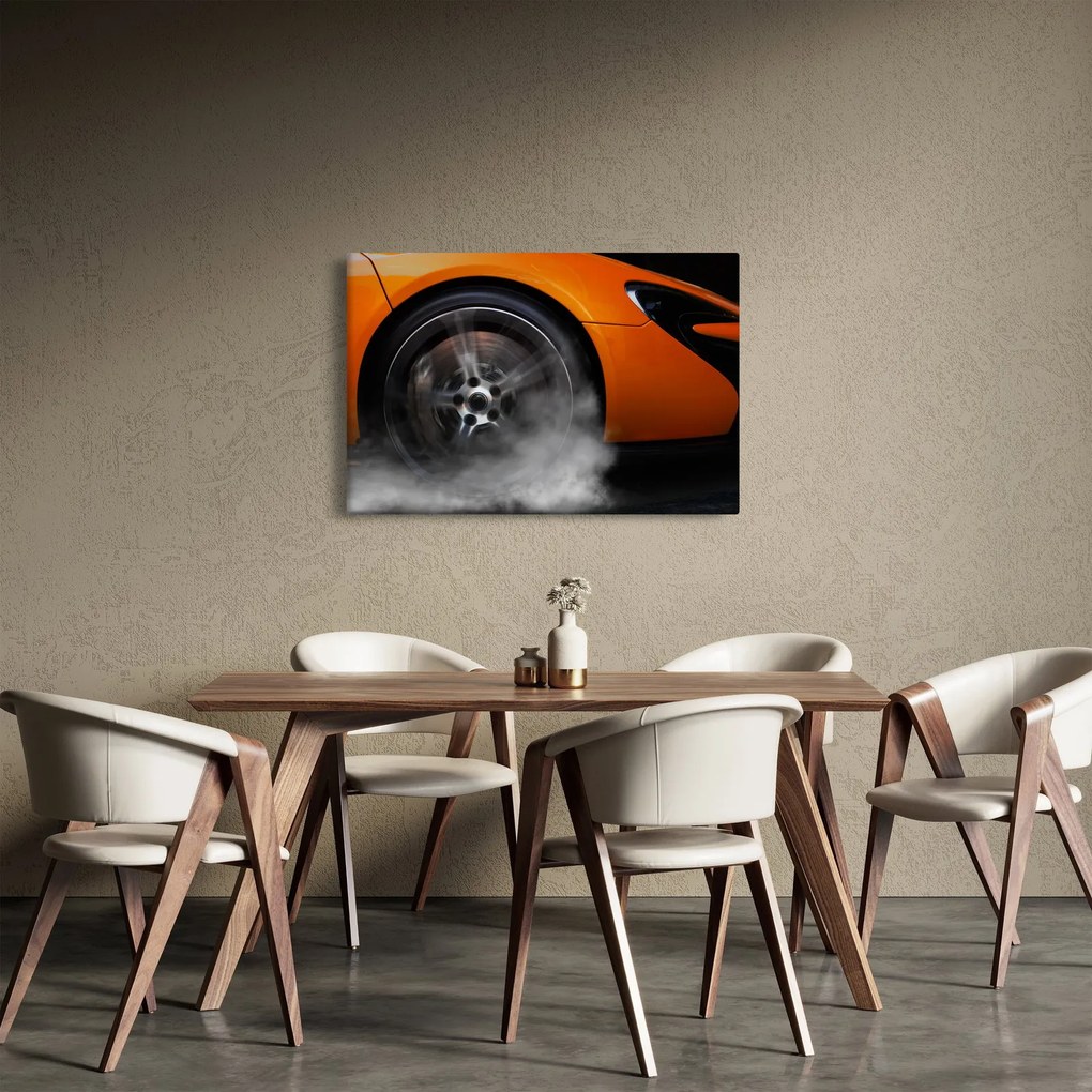 Kép - Narancssárga sportautó (90x60 cm)