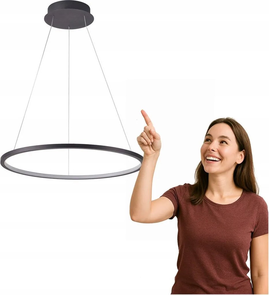 Led függőlámpa 24W Vinola PND-56135B-040RPC-BK-3KS4K Italux