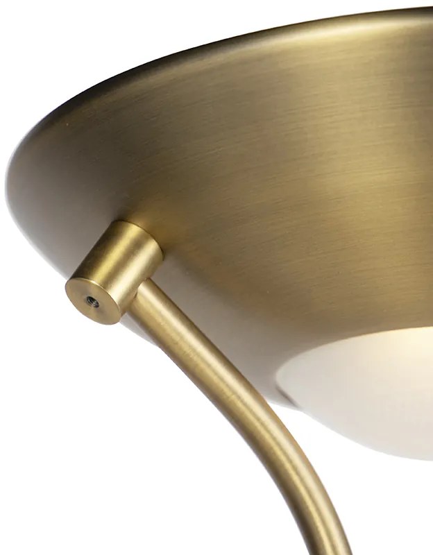 Bronz állólámpa olvasólámpával LED-del és fényerőszabályzóval - Diva 2