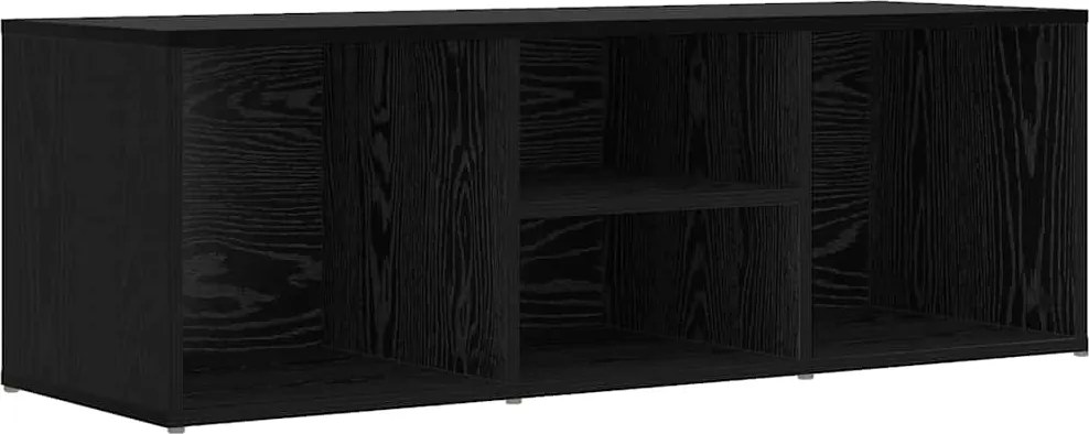 vidaXL Cipőpad polcokkal Fekete tölgy 102 x 35 x 35 cm Faanyag