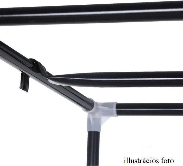 Szekrény szervező, anyag/fém, barna, METIN VNW15