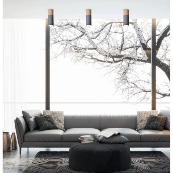 Mennyezeti lámpa TUBA GU10/15W/230V