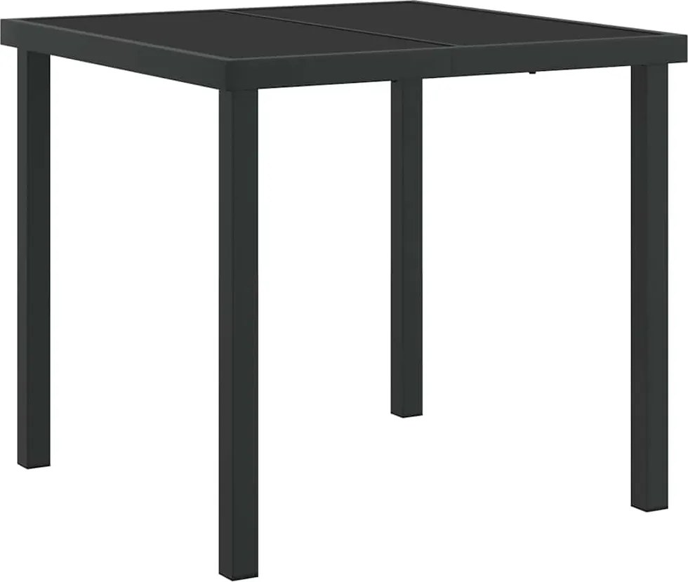 vidaXL Kert étkező szett párnával 3 pcs Szürke polirattan