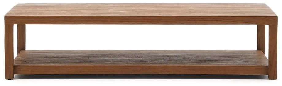 Natúr színű teakfa dohányzóasztal 70x150 cm Sashi – Kave Home