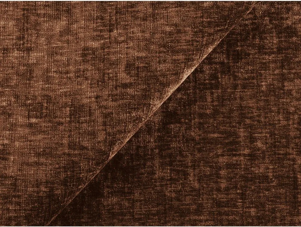 Terrakotta színű zsenília kinyitható kanapé 275 cm Kuki – Makamii