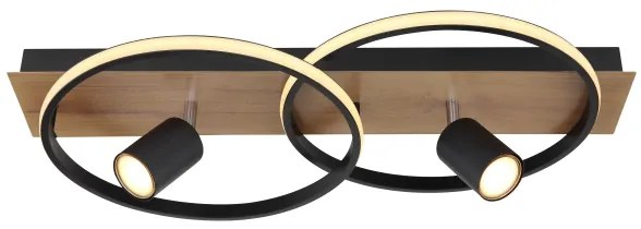 Globo 67309-36 - LED Mennyezeti lámpa DANNY 2xLED/18W/230V + 2xGU10/35W/230V