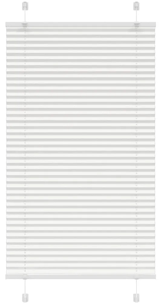 pliszírozott redőny Fehér 75x150 cm szövetszélesség 74,4 cm