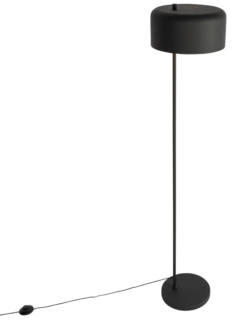 Retro állólámpa fekete arannyal belül - Jinte