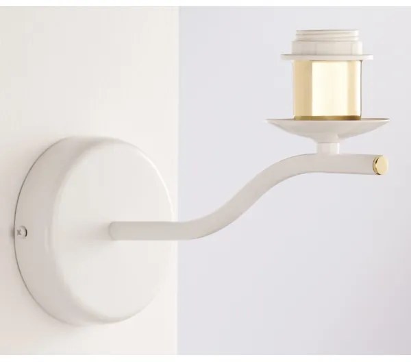 Jupiter 2086 - SAMBA fali lámpa 1xE27/15W/230V fehér/arany