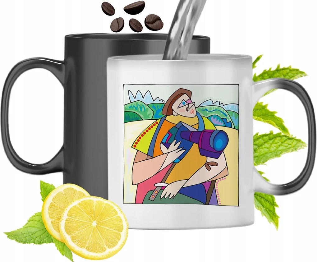 Mágikus Bögre Fotósoknak Színváltós Nyomtatott Fotóval