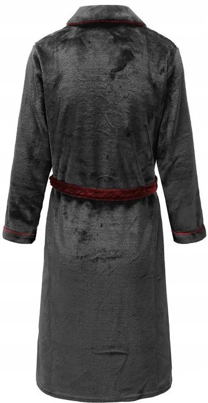 Fürdőköpeny Roger Women Grey Red L
