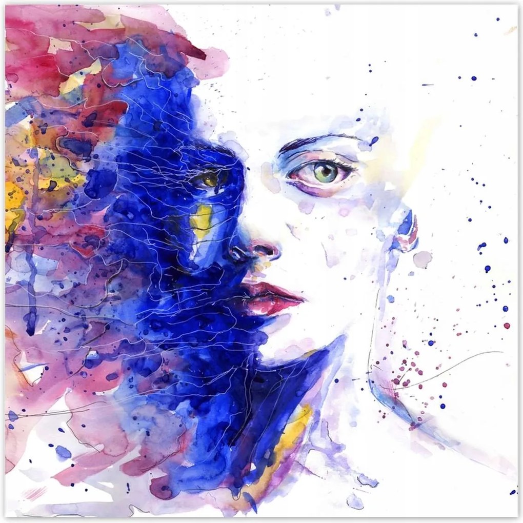 Poszterek 140x140 Akvarell Portré figura