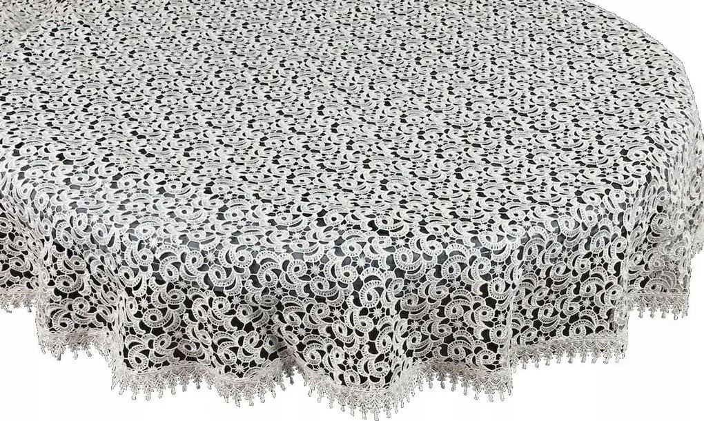 Abrosz Gipszből 110x160 Fehér Dekorációs Asztalra