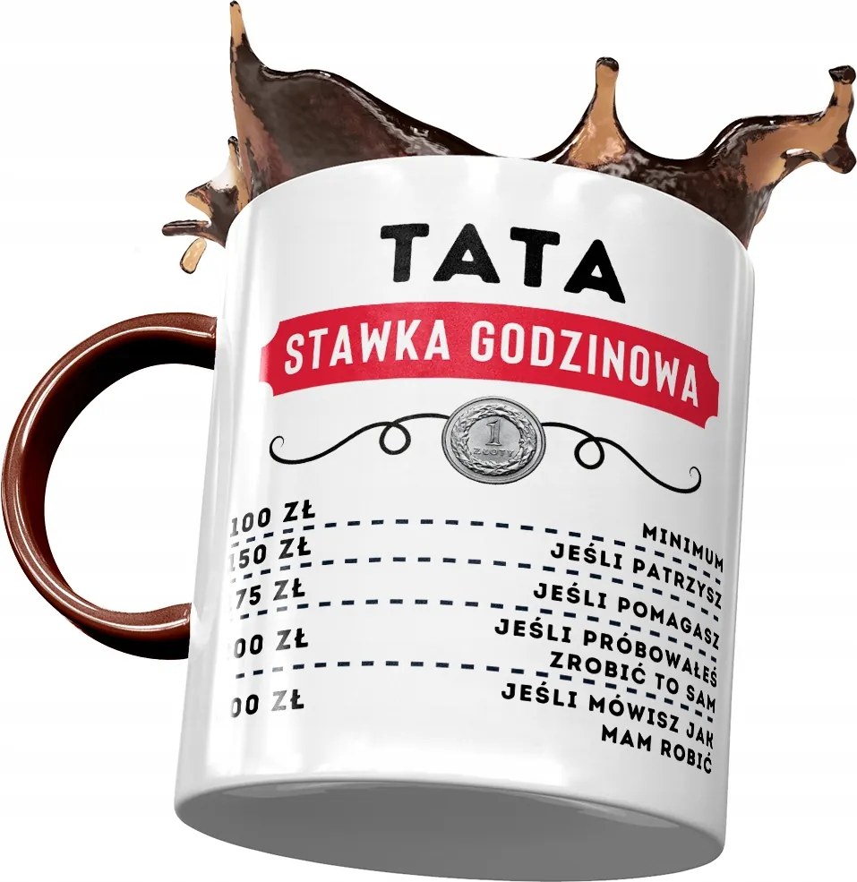 Bordó Bögre Apák Napjára Ajándék Nyomtatott Fotóval