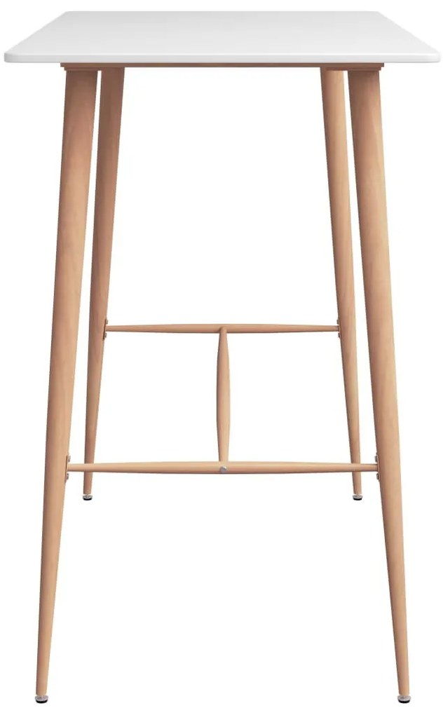 Fehér bárasztal 120 x 60 x 105 cm