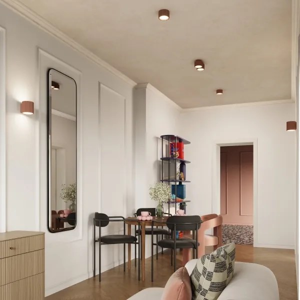 Sollux SL.1808 - AURA barna spotlámpa 2xGX53/10W/230V