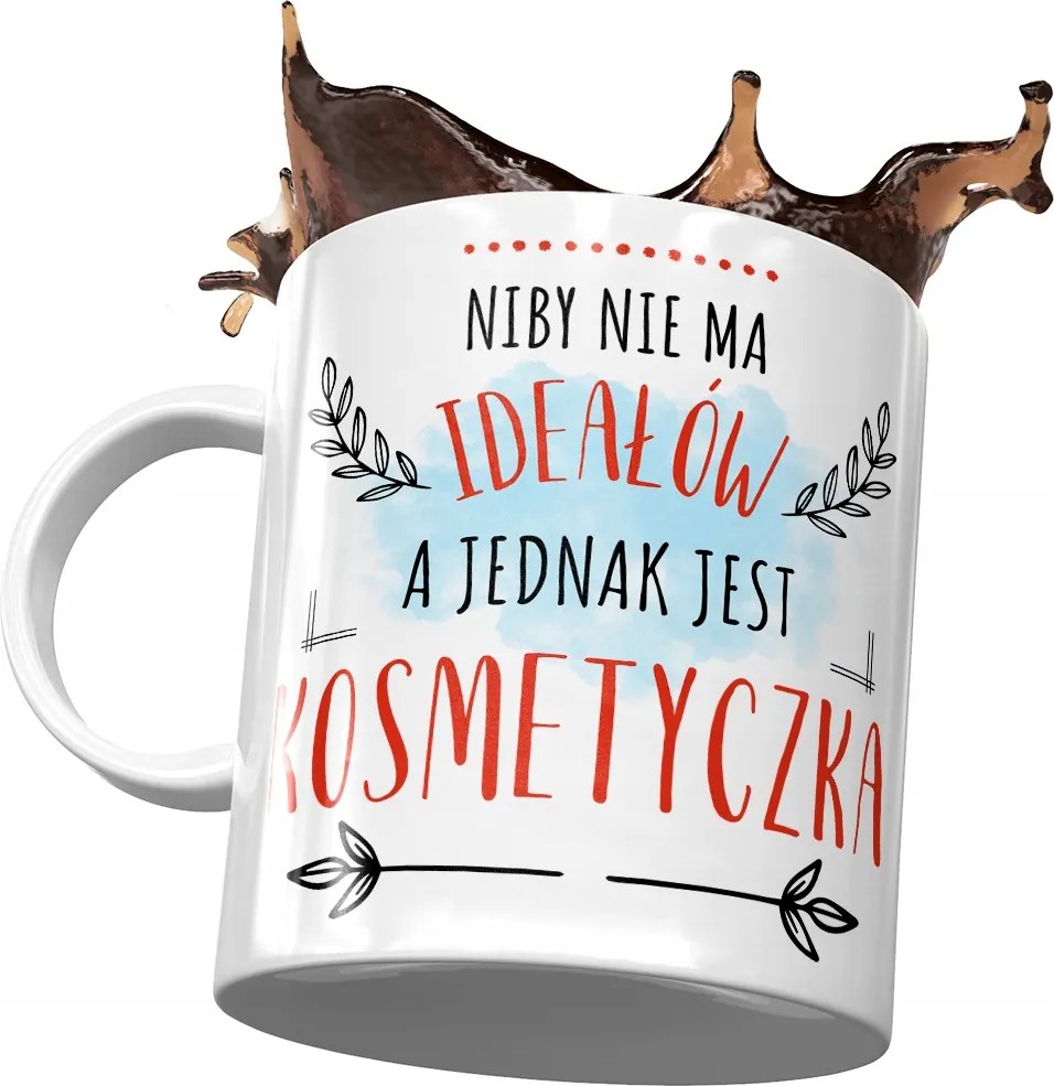 Kozmetikus bögre Nincs Ideál, mégis fényképes nyomattal