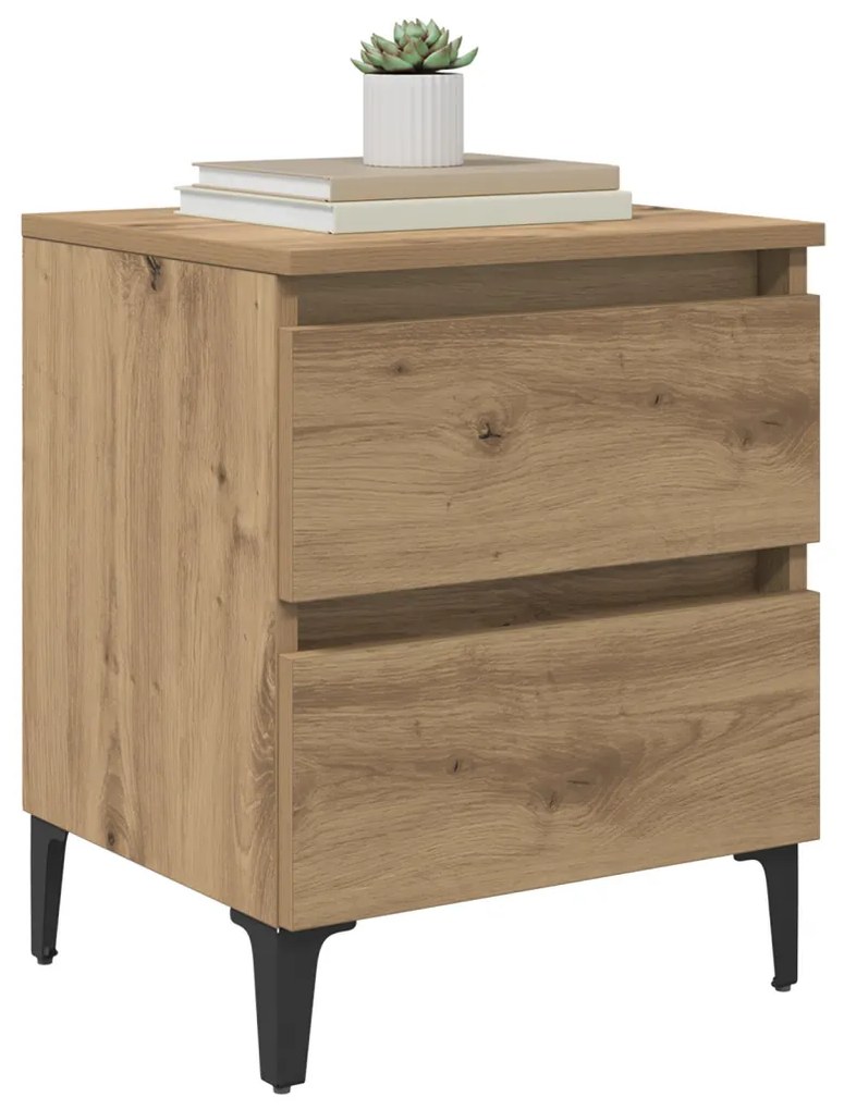 Éjjeliszekrény kézműves tölgy 40 x 35 x 50 cm Faanyag