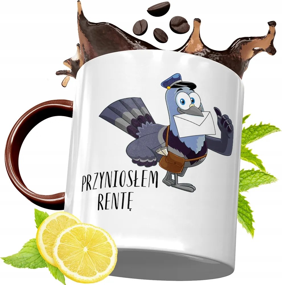 Bordó Bögre Postásnak Születésnapra Ajándék fényképes nyomattal