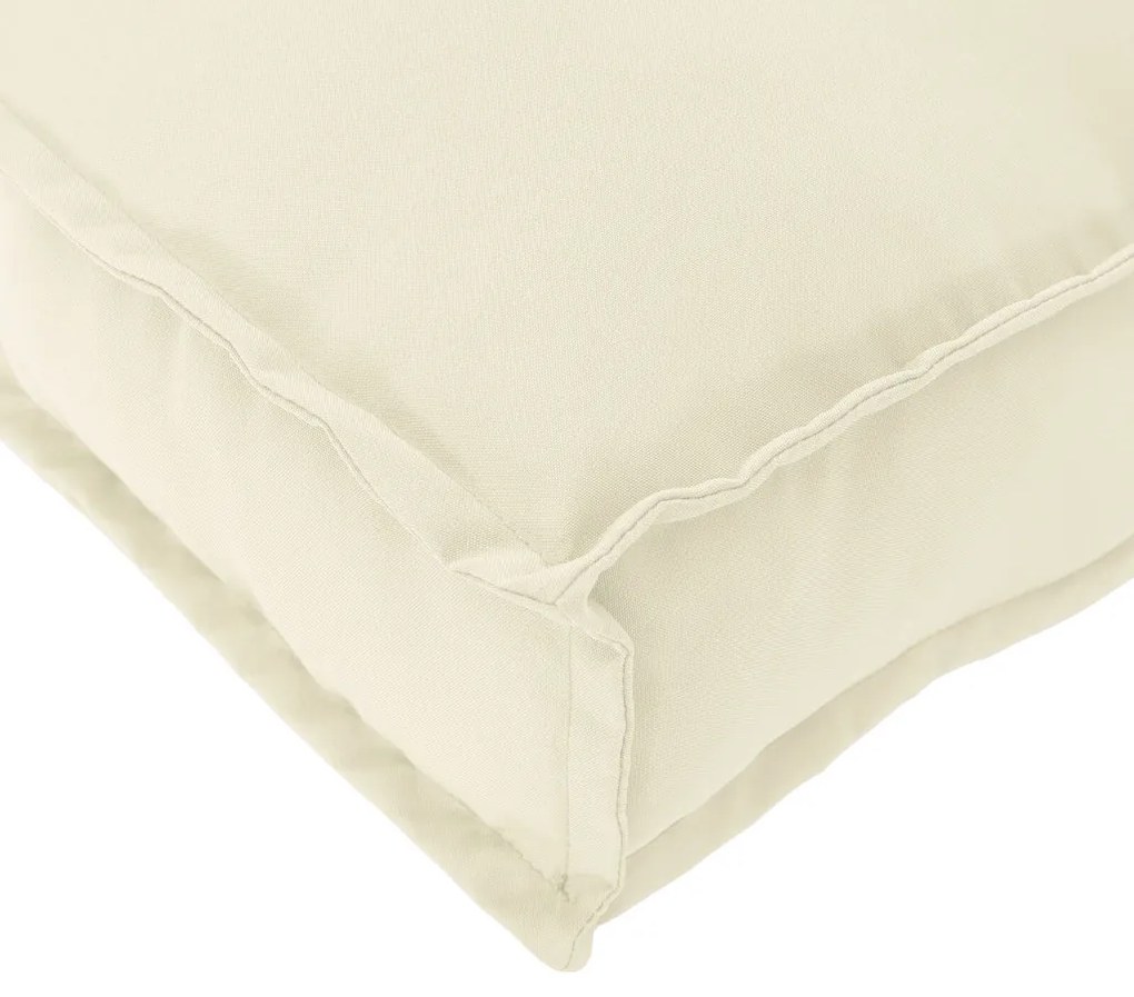 Raklap Párnák 4 db-os Krém 40x40x8 cm Oxford anyag