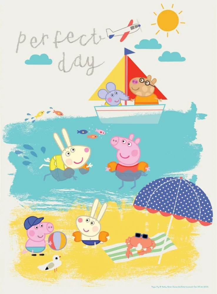 Peppa malac Summer break puzzle 24 db-os
