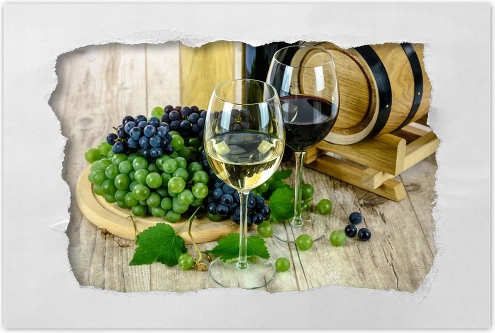 Poszterek 120x80 Fehér szőlőbor