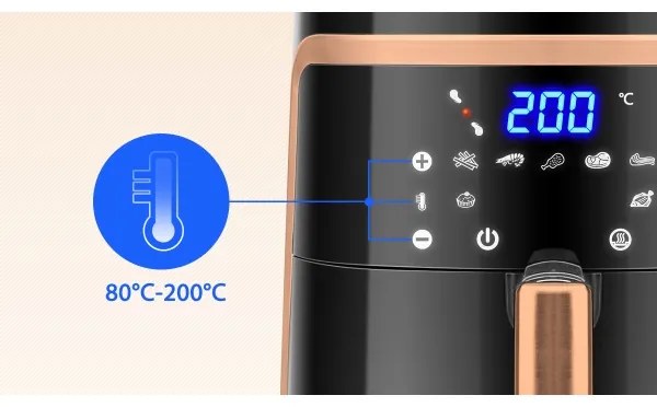 Aigostar - Forró levegős sütő 7l 1900W/230V