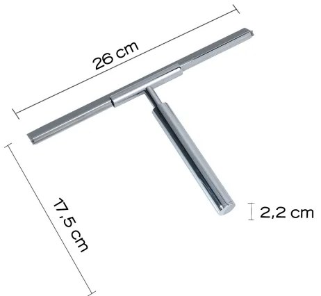 Gedy - Üvegkaparó THOR fényezett króm