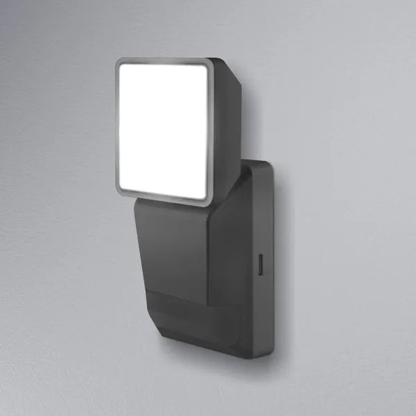 Ledvance -LED Kültéri fali lámpa érzékelővel SPOT LED/8W/230V IP55 fekete