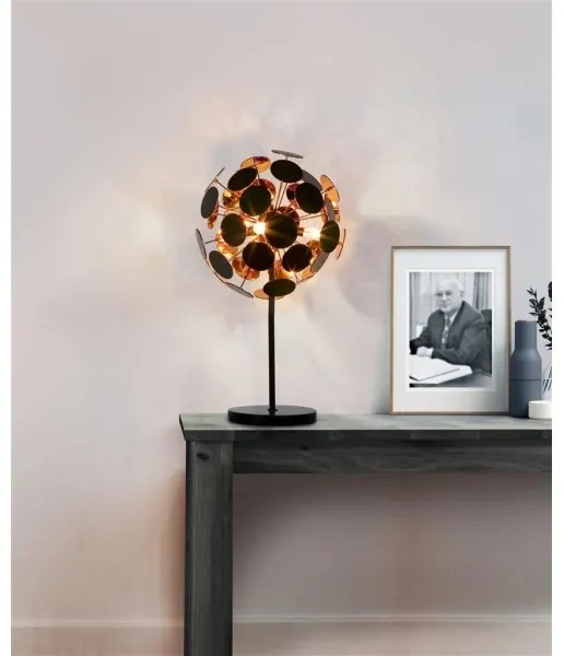 Searchlight EU3070BG - DISCUS asztali lámpa 1xE14/60W/230V