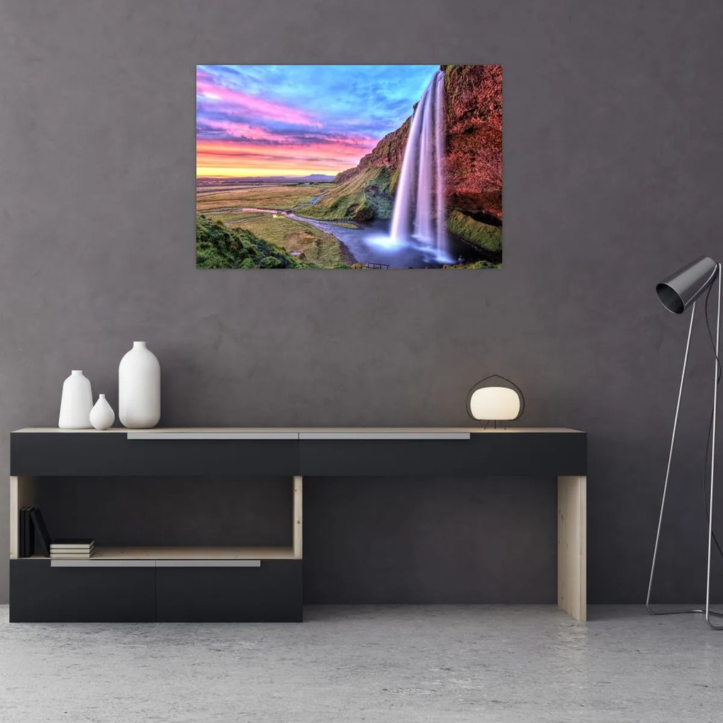 Kép - Seljalandsfoss vízesés (90x60 cm)