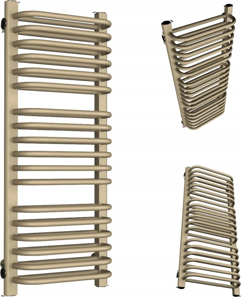 Fürdőszobai Radiátor Függőleges Double 720/300 Bézs