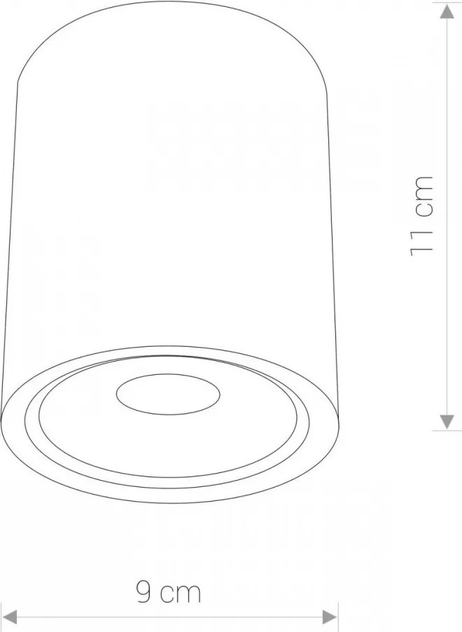 NOWODVORSKI 9107 EDESA Modern Kültéri Mennyezeti Lámpa LED IP54