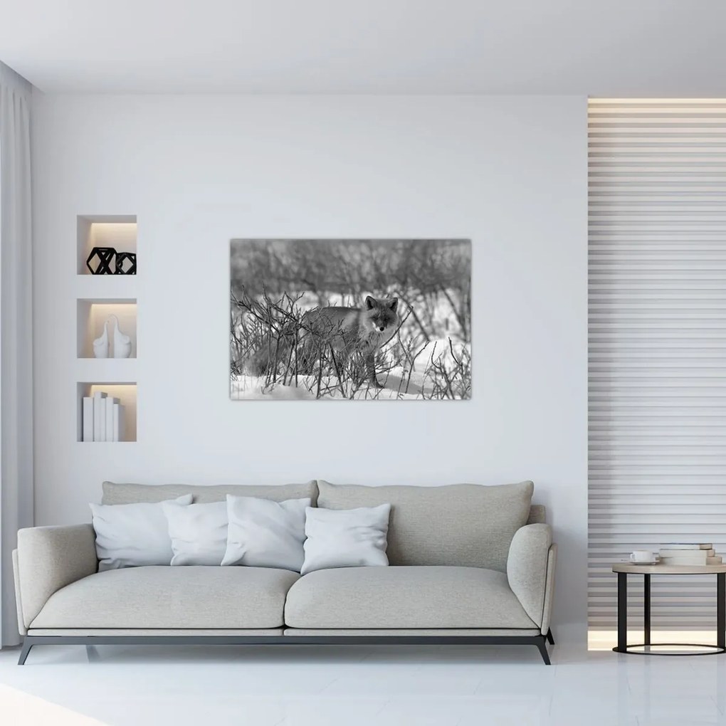 Kép - Róka télen (90x60 cm)