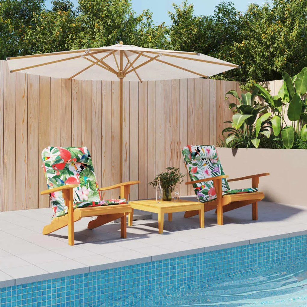 2 db többszínű oxford szövet adirondack-székpárna